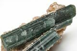 Green Verdelite Tourmaline and Muscovite Association - Brazil #217529-2